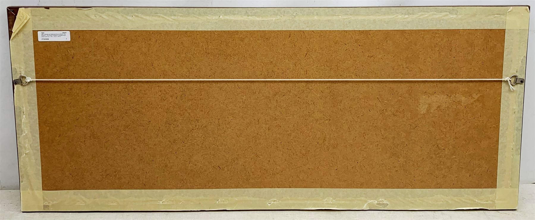 After Samuel and Nathaniel Buck (British 18th century): 'The South Prospect of Scarborough', colour print pub. 1977, 33cm x 85cm