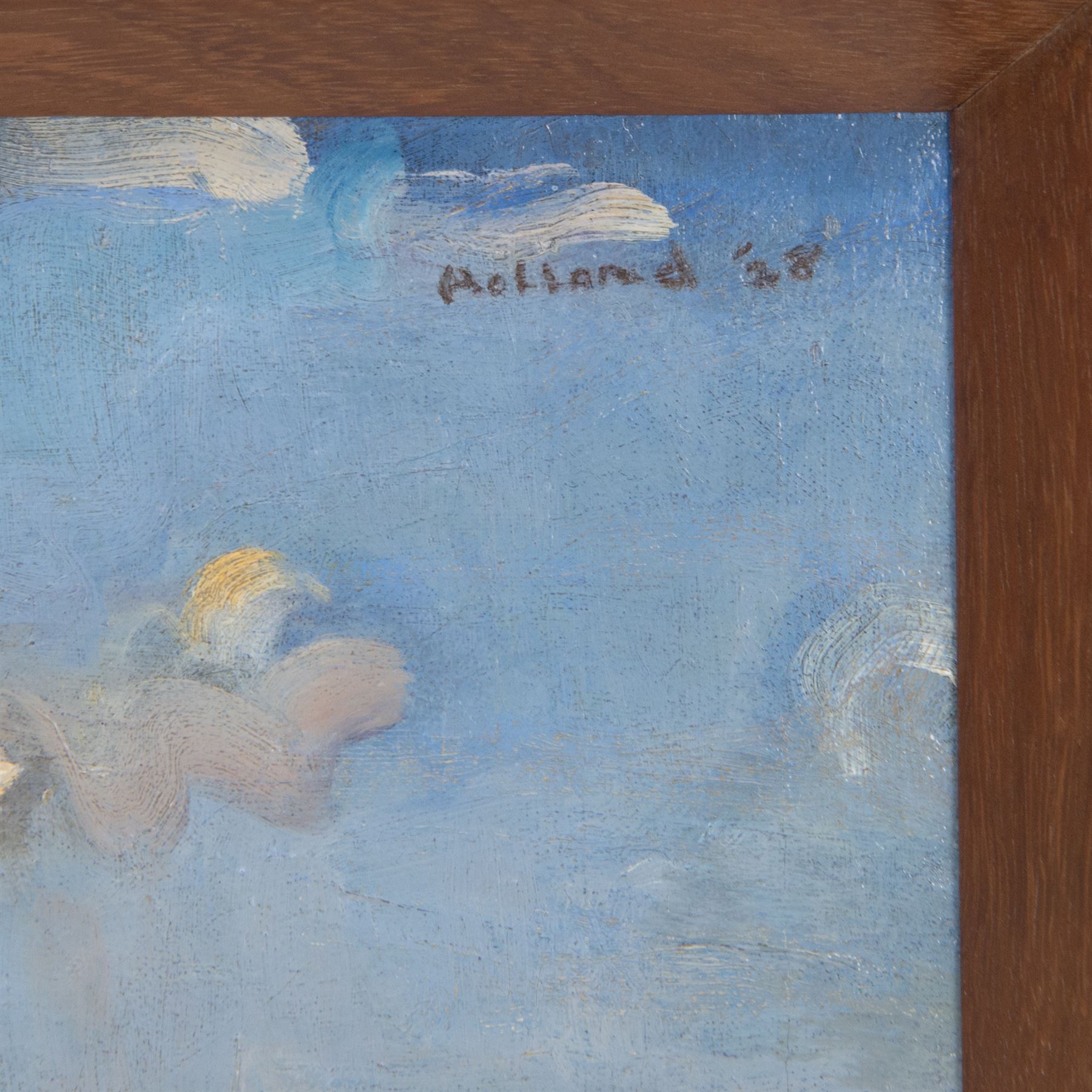 George Herbert Buckingham Holland (British 1901-1987): Industrial Scene - Northampton Power Station, oil on canvas signed and dated '28, 30cm x 40cm