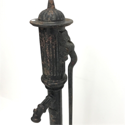 Victorian cast iron water pump, H155cm
