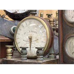 Group of early electrical test implements, to include an electrical shocking machine, amp and volt meter, etc.  - COLLECTION BY APPOINTMENT FROM: The White House, Thirsk Road, Easingwold, York, YO61 3NF - CALL 01723 507111 TO ARRANGE