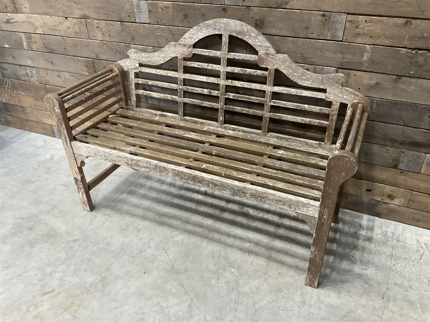  Lutyens design teak garden bench