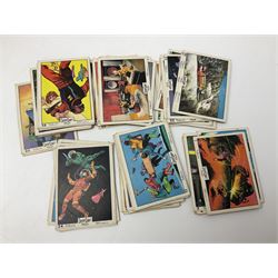 Complete set of Captain Scarlet 1967 Bubblegum cards, with incomplete set missing nos 1-3, with a small amount of books etc
