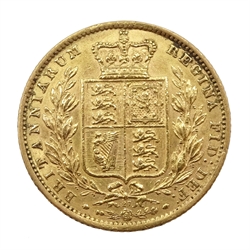  Queen Victoria 1871 gold full sovereign  