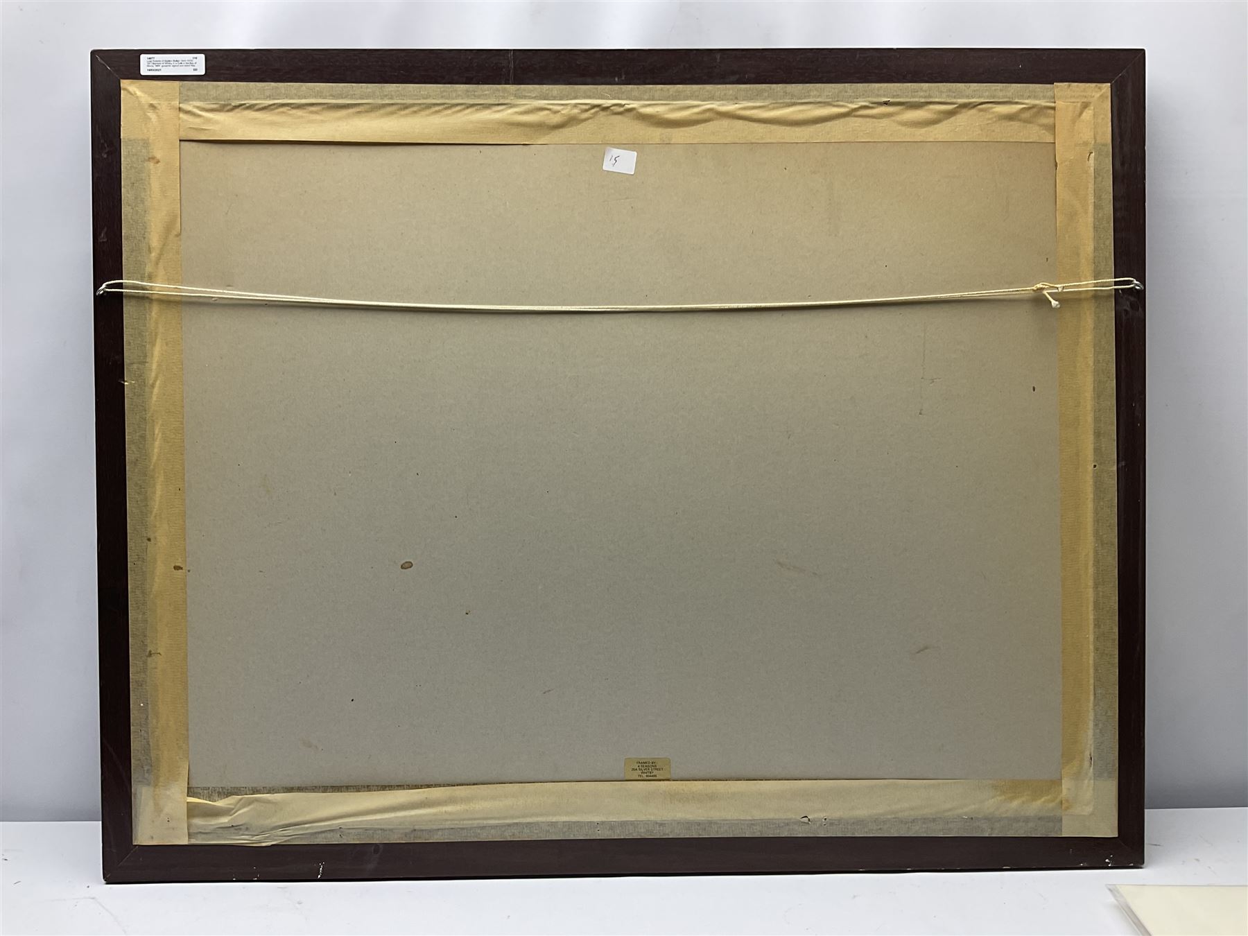 Luigi Roberto of Naples (Italian 1845-1910): 'SS Claymore of Whitby in a Gale in the Bay of Biscay 1889', gouache signed and dated Napoli 1889, 42cm x 62cm
