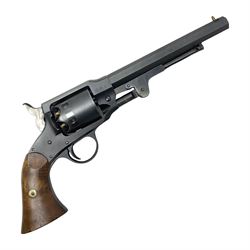 FIREARMS CERTIFICATE REQUIRED - modern Utica Rogers & Spencer Army style .44 cal. percussion revolver with 19cm barrel serial no.026245 L36.5cm