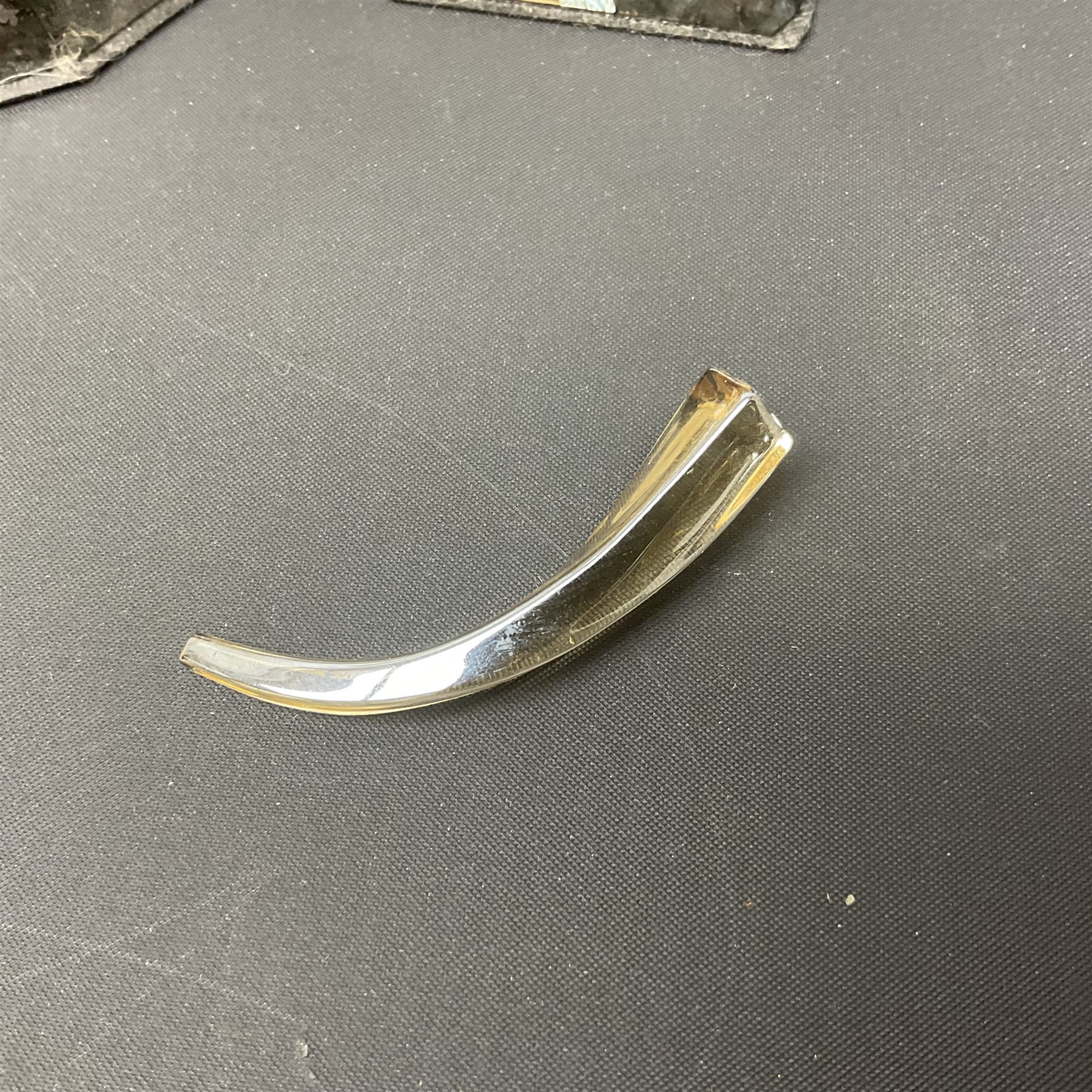 Swarovski Crystal Soulmates, Elephant, with champagne tint, upon granite base, H24.5cm