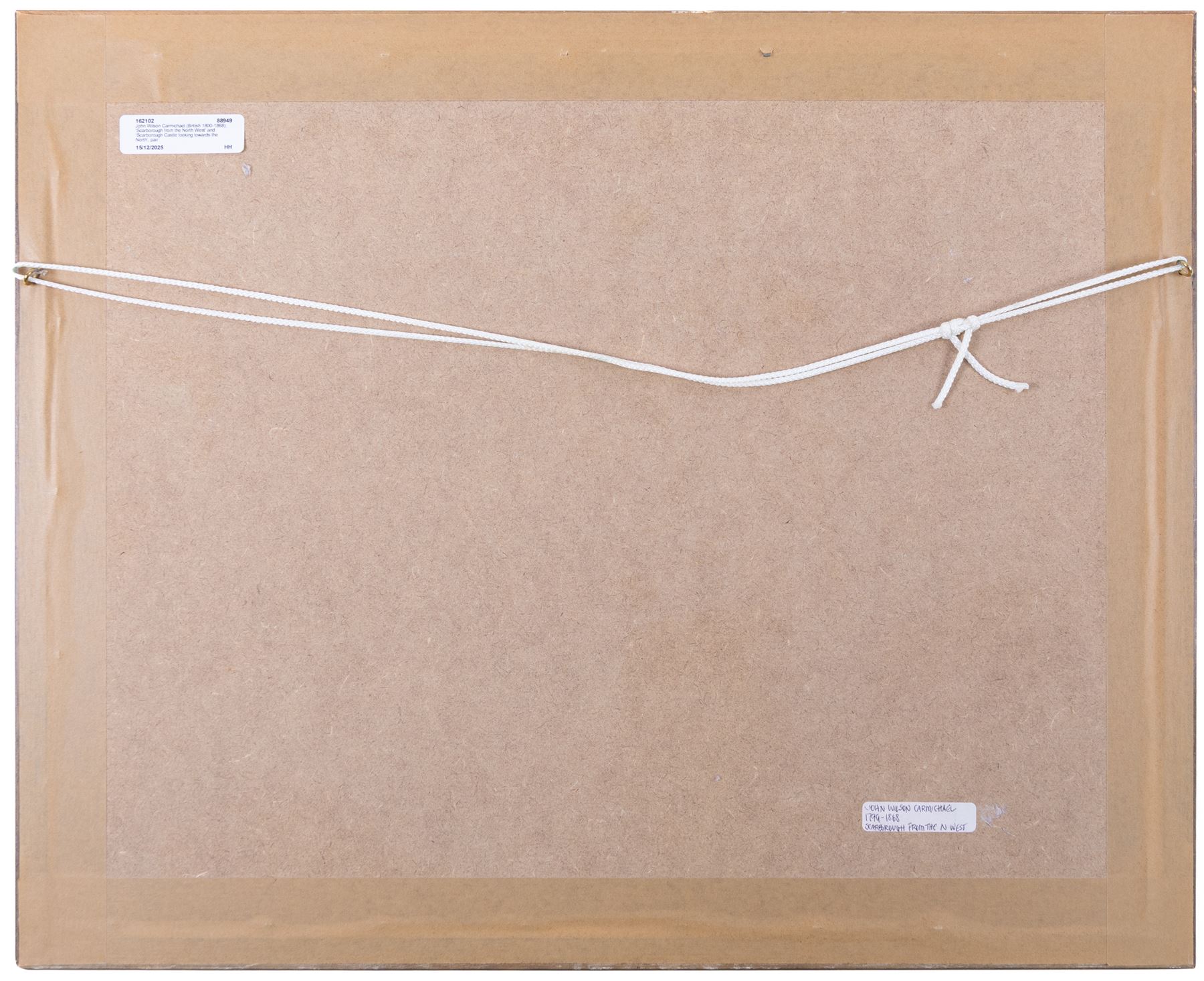 John Wilson Carmichael (British 1800-1868): 'Scarborough from the North West' and 'Scarborough Castle looking towards the North', pair of pencil sketches signed titled and dated 1835?, 24cm x 34cm (2)