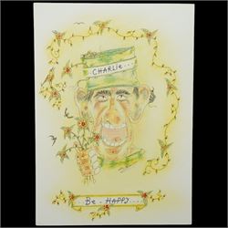 Charles Bronson (Charles Arthur Salvador) (British 1952-): A comprehensive collection of five hundred mixed media works executed between 2000 and 2025. Produced during the artist’s long-term incarceration, the works are primarily in ink, coloured pencil and mixed media on paper. The collection includes multiple formats: A5 (15 works), A4 (308 works), A3 (164 works) and A2 (13 works). Some are signed and dated; a number are executed on the reverse of official prison documents and other repurposed materials, reflecting the limited availability of art materials within the prison environment. This collection represents the largest body of the artist’s work to be offered as a single lot and has not previously been available on the market. (500) (unframed)

Notes: Dated examples span the period from 2000 to 2025, with the greatest concentration produced between 2012 and 2019 and including a group of recent large-scale works from the final years of the period; approximately twenty percent are undated.