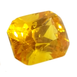  Loose oval yellow sapphire 2.83 carat  