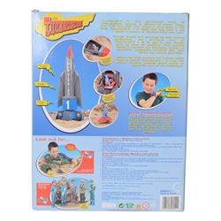 Three Vivid Imaginations Thunderbirds vehicles, comprising Thunderbird 1, Thunderbird 2 with Thunderbird 4, The Mole and Firefly and Thunderbird 3, all boxed