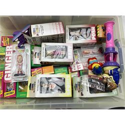 Quantity of Spice Girl dolls in boxes, Girl Power, misc, toys, ceramics etc in three boxes