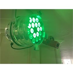 Disco Equipment - Denon DN-1800F, CDM8.4 mixing decks, Adastra power amplifier USA370, Crown LPS 800 amplifier, two EV 300 watt SX200 speakers, four Lanta disco lights, two Polaris lights, Skytec laser light, two APart 6W speakers- LOT SUBJECT TO VAT ON THE HAMMER PRICE - To be collected by appointment from The Ambassador Hotel, 36-38 Esplanade, Scarborough YO11 2AY. ALL GOODS MUST BE REMOVED BY WEDNESDAY 15TH JUNE.