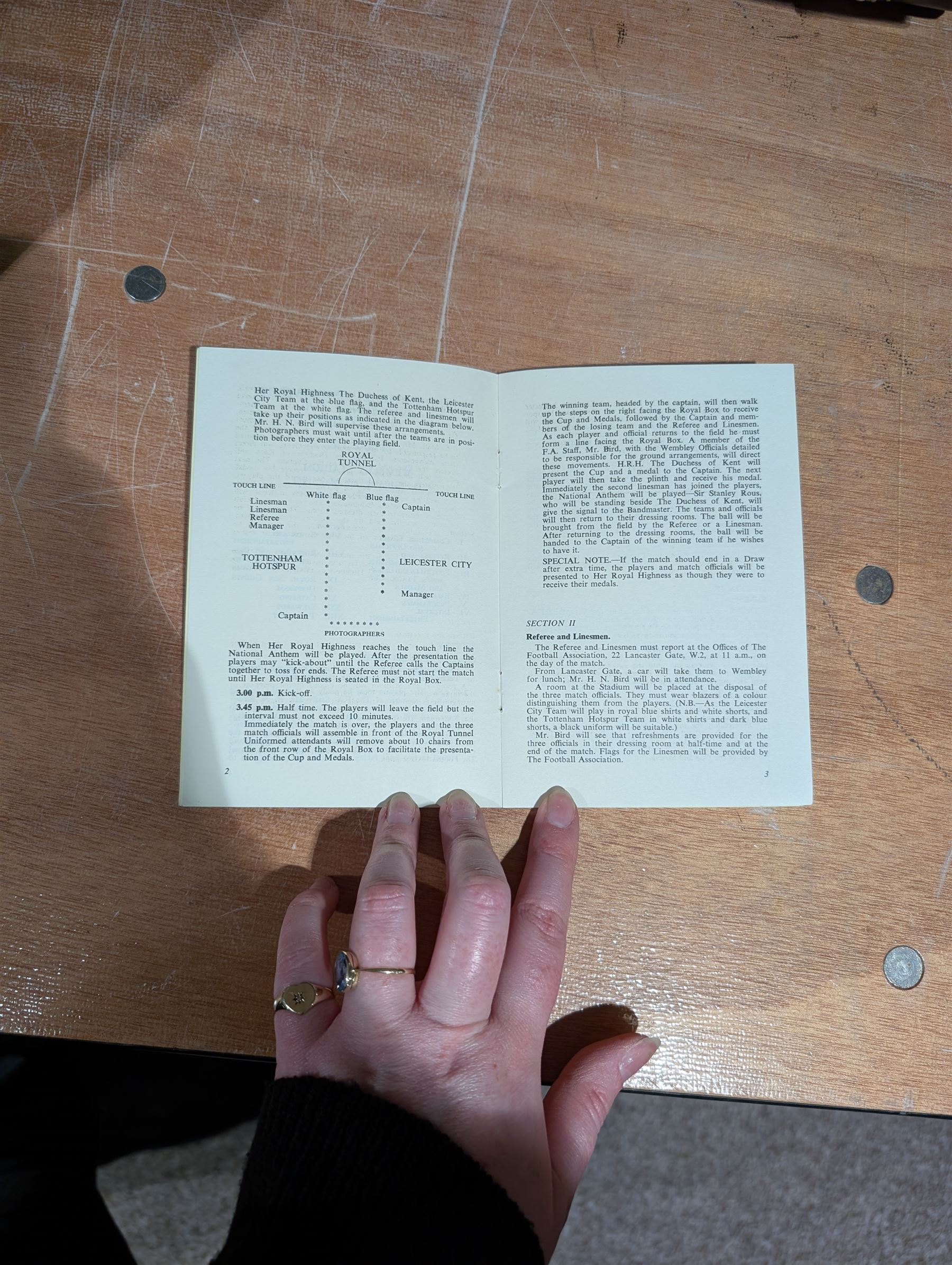 1961 Football Association Challenge Cup Final Leicester City vs. Tottenham Hotspur ephemera, including match programme, three ticket stubs, newspaper clippings,, programme of arrangements, invitations addressed to Mr & Mrs C Appleton to dinners in honour of the cup final, rosette, Sheffield United vs Leicester City 1961 Challenge Cup semi-final programme, highlights record and Success City Wembley 1961 publication