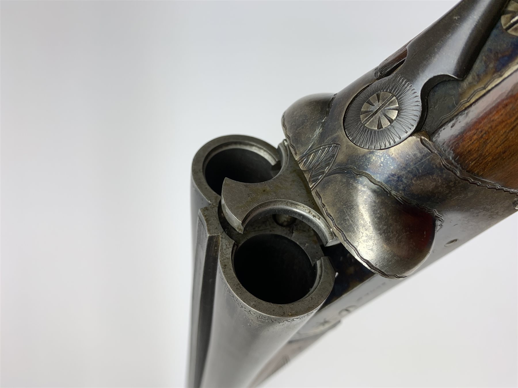 Spanish Armas Erbi 12-bore boxlock non-ejector side-by-side double barrel shotgun with walnut stock and 71cm barrels, No.21051, L115cm overall SHOTGUN CERTIFICATE REQUIRED