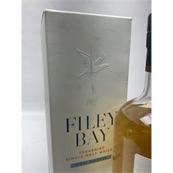 Spirit of Yorkshire Distillery, Filey Bay Yorkshire single malt whisky first release, 70cl, 46% vol, boxed
