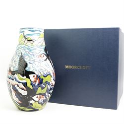 Large Moorcroft limited edition vase dec
