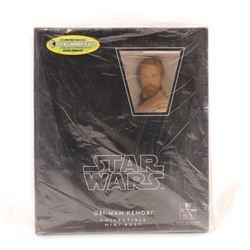 Four limited edition Gentle Giant Star Wars collectible mini busts, comprising 2013 Premier Guild Exclusive Mace Windu, Collector's Club Edition Han Solo in Stormtrooper Disguise, Revenge of the Sith Obi-Wan Kenobi and Return of the Jedi Emperor Palpatine, all boxed