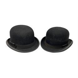 Two bowler hats by Dunn & Co