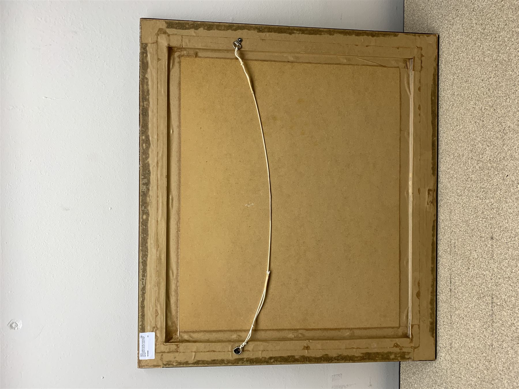 Victorian sampler, by Hannah Longster, Aged 11 years, dated 1847, worked with the Tree of Life, Adam and Eve, and various motifs including urns of flowers, lions, deer, and cherubs, within a stylised foliate border, in mahogany frame,  H49cm L56cm