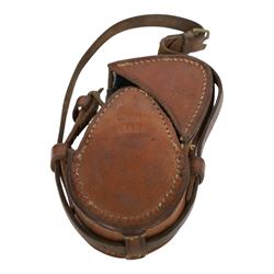WWII MK III military compass dated 1944, T.G. Co. Ltd, London, in leather case