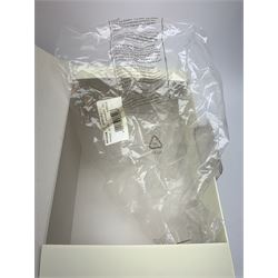 Modern limited edition Steiff teddy bear 'Joshua' No.846/5000 H35cm, boxed with certificate; and another Steiff teddy bear 'Fynn' H28cm in original  suitcase box with card labels (2)