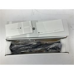 Hatsan .22 break-action air rifle retailed by Edgar brothers with 46cm barrel including fully integrated sound moderator, No.092031501; L113cm overall; in gun sleeve; together with Hawke Vantage 2-7x32 telescopic sight, Bressler Condor 24-72x100 spotting scope with carrying case and Velbon EF-61 tripod; all boxed (4)