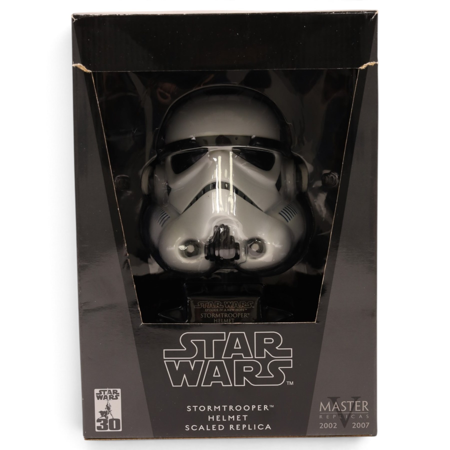 Kotobukiya ARTFX Star Wars Darth Vader EP3 version 1:7 scale pre-painted soft vinyl model kit snap fit model kit, together with two Master Replicas Star Wars scaled replica helmets, Luke Skywalker X-Wing and Stormtrooper, all boxed (3)