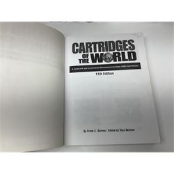 Seventeen books/pamphlets on cartridge making, ammunition, gunsmithing etc including Barnes Frank: Cartridges of the World. 2006 11th edition; Donnelly John T.: The Handloaders Manual of Cartridge Conversions. 1987; Hoyem George A.: The History and Development of Small Arms Ammunition. 2005 Volume Three; Speer Reloading Manual No.11; Baker D.J.: British Handloading Cartridge Tools. 2003. Signed by author etc