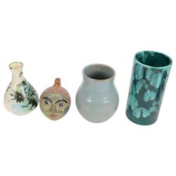 Celtic pottery Newlyn, bowl, dish and plate, together with other studio pottery 