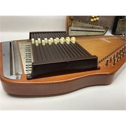 Oscar Schmidt Autoharp L60cm; cased; another uncased; and a Zimmerman Autoharp (3)
