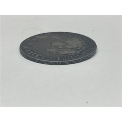 William and Mary 1689 halfcrown coin