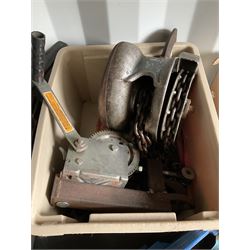 Small pressure washer, trailer light, car valeting kit, large industrial lamp, block and tackle - THIS LOT IS TO BE COLLECTED BY APPOINTMENT FROM DUGGLEBY STORAGE, GREAT HILL, EASTFIELD, SCARBOROUGH, YO11 3TX