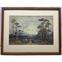 William Manners (British 1860-1930): Homeward Bound, watercolour signed 30cm x 45cm