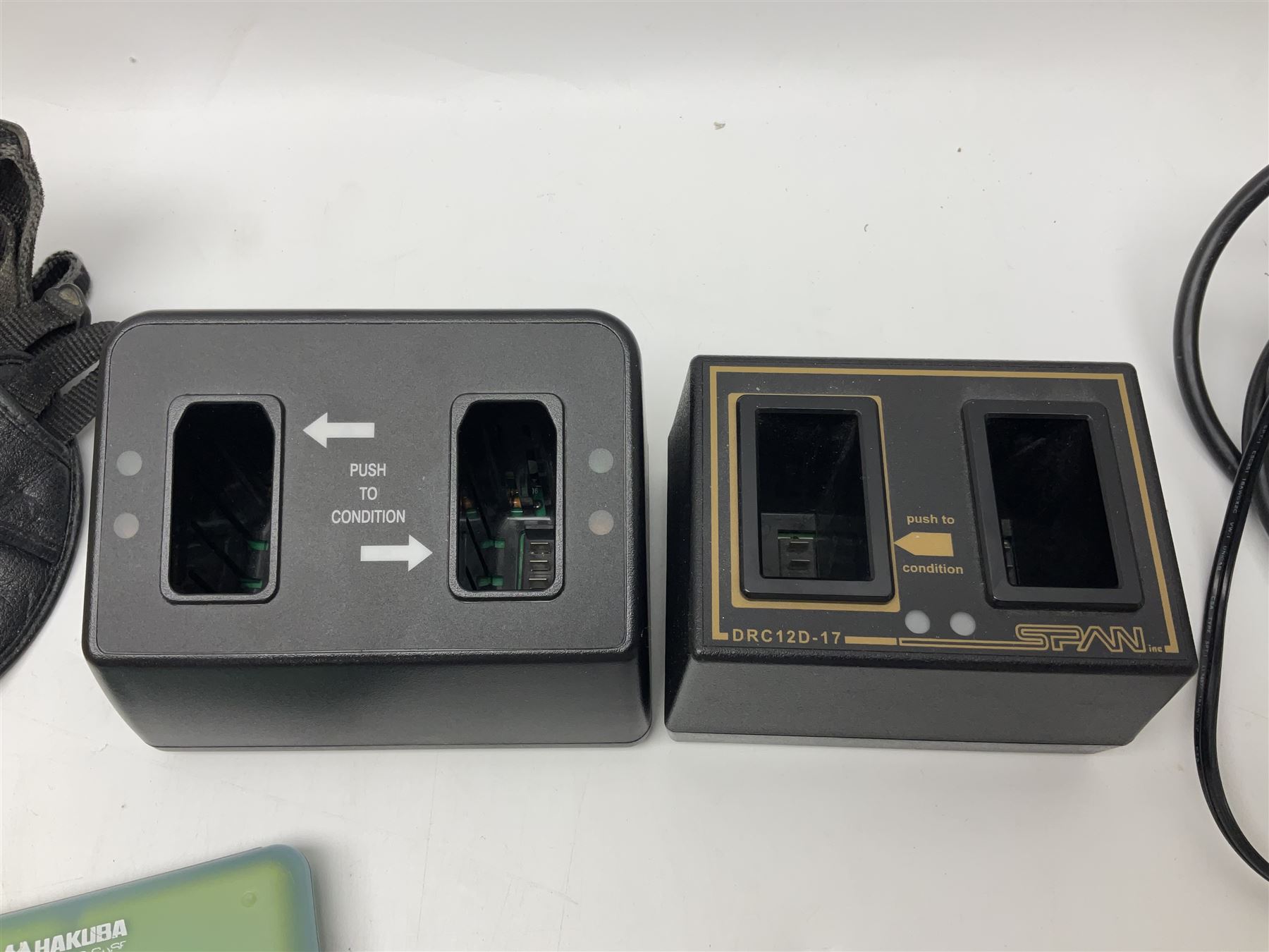 Canon EOS 1n Digital camera body, serial no. 260436, with 'Canon Zoom Lens EF 35-80mm 1:4-5.6 II Canon Inc. 52mm' lens, Kodak Professional DCS 520 digital module, and charger, serial no. K520C03165, together with Nikon F5 camera body with Kodak Professional DCS 760 digital module and charger, serial no. K760C03802