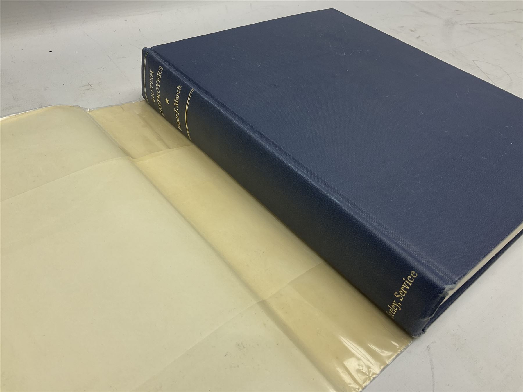 Parkes Oscar: British Battleships. 1990 Leo Cooper; and March Edgar: British Destroyers. 1966; both with dustjacket (2)