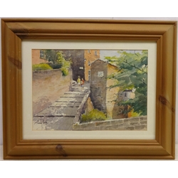  Percy Hope (British 20th century): 'The Old Bakery Tea Rooms, Robin Hoods Bay, watercolour signed by 24cm x 34cm   