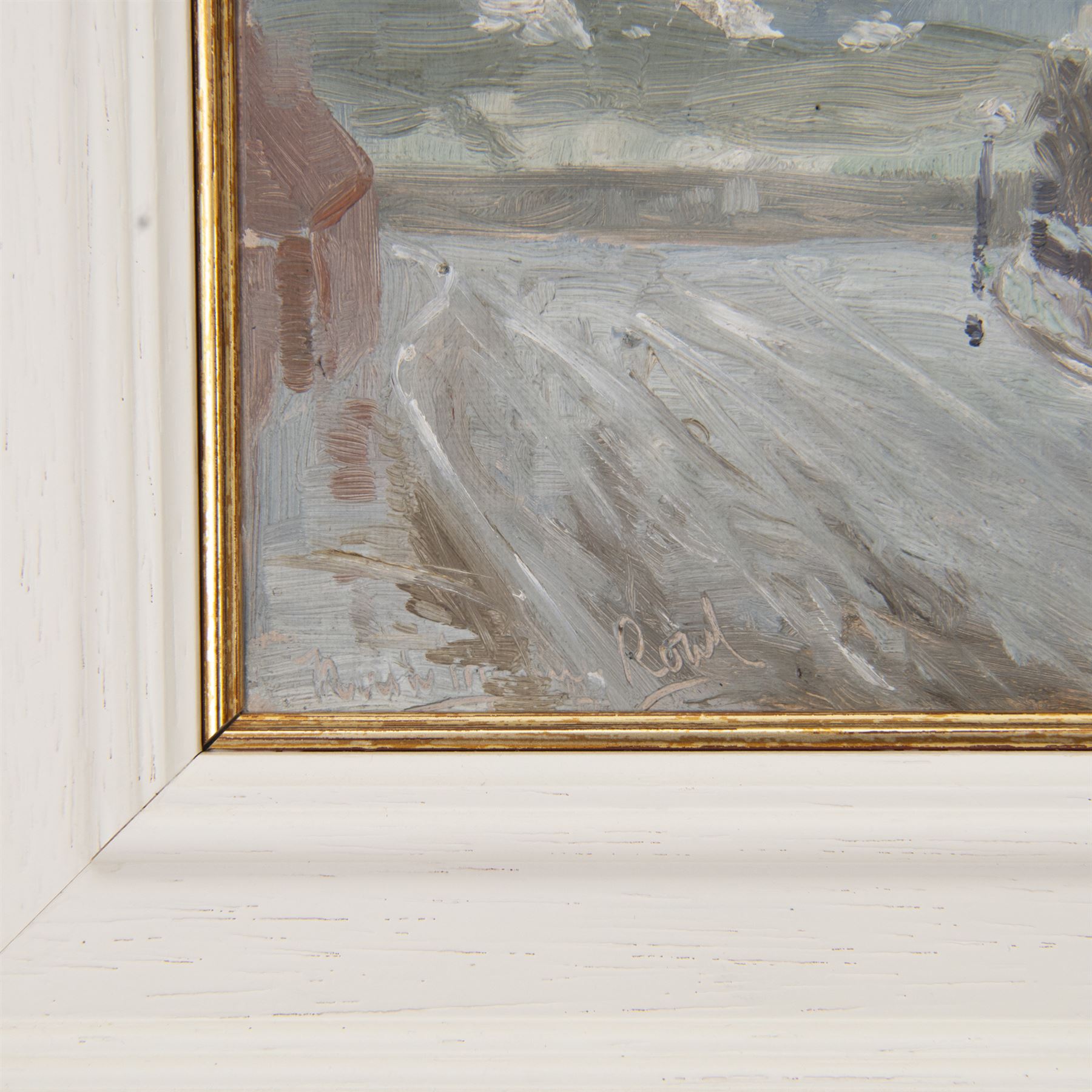 Frank Henry Mason (Staithes Group 1875-1965): North Riding Hotel 'North Marine Road' Scarborough, oil on board titled unsigned, inscribed verso in Mason's hand 'Optional 