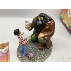 Three Royal Doulton limited edition Harry Potter groups - 'Harry's 11th Birthday' No.2967/5000; 'The Journey To Hogwarts' No.990/5000; and 'The Friendship Begins' No.3969/5000; all boxed with certificate (3)