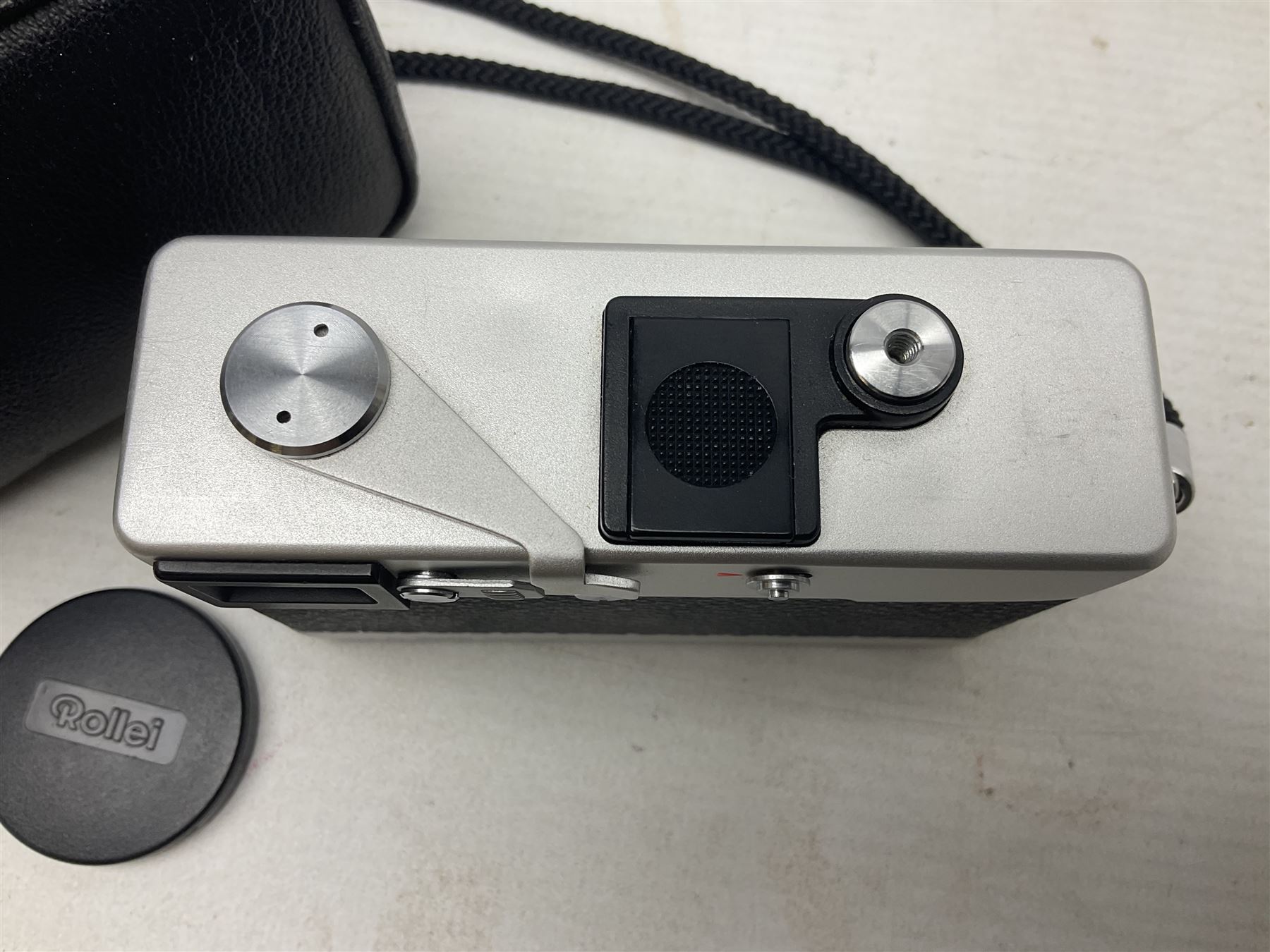 Black Rollei 35T Compact Camera body, with 'Tessar 3.5/40' lens, in original case  