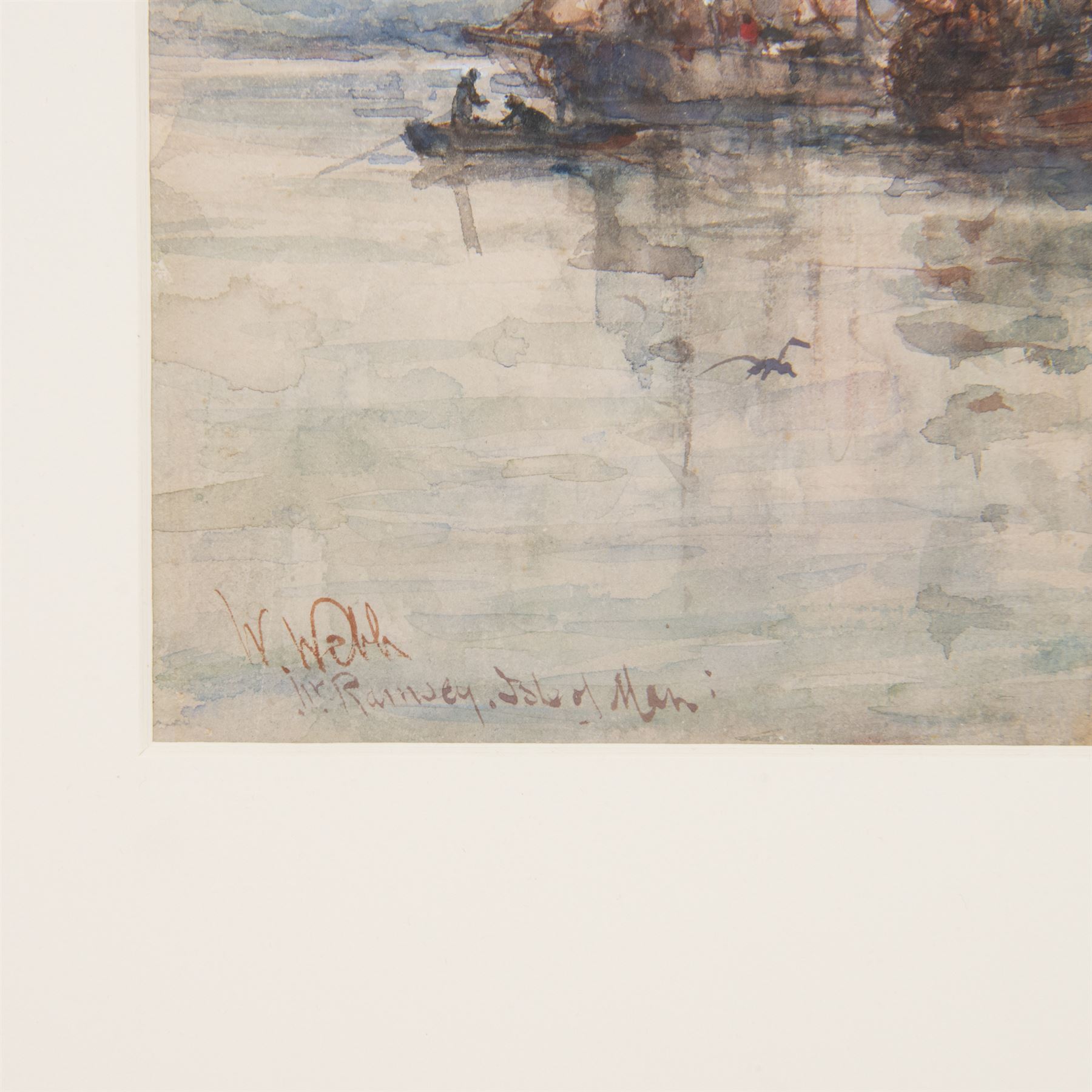 William Edward Webb (British 1862-1903): ‘Near Ramsey - Isle of Man’, watercolour signed and titled 25cm x 35cm 