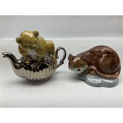 Thirteen Wade Collectors Club figures, comprising six Alice in Wonderland figures; Queen of Hearts, Alice, Mad Hatter, The Doormouse, White Rabbit and Cheshire cat, six Cinderella figures; Fairy Godmother, Cinderella Ready for the Ball, Prince Charming, Cinderella, Clorinda and Thisbe, together with Beauty from Beauty and the Beast, all with original boxes  