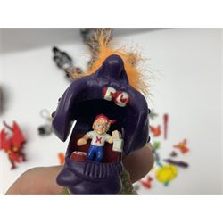 Mighty Max, 1990s Bluebird Toys PLC, large play sets Mighty Max Takes Terror Talons, Mighty Max Blasts Magus, Mighty Max Storms Dragon Island; six further Doom Zones, three Horror Heads and assorted related mini figures and accessories 