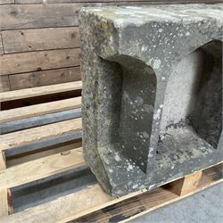 18th century carved sttone balustrade section