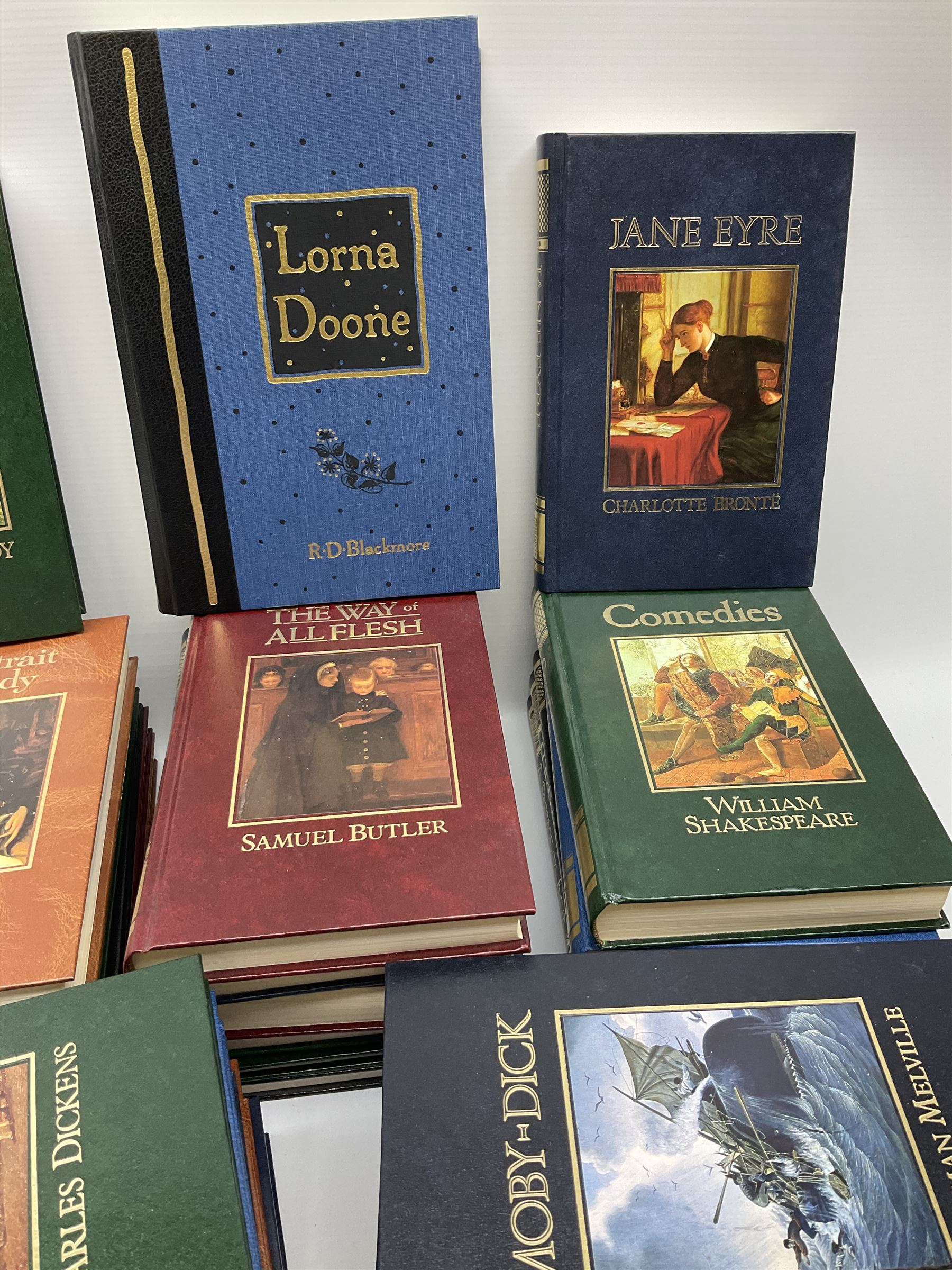 Collection of volumes from 'The Great Writers Library' by Marshall Cavendish series, to include Tess of the d'Urbervilles, Little Women, For Whom the Bell Tolls, A Tale of Two Cities, Far from the Madding Crowd, Jane Eyre, etc. 