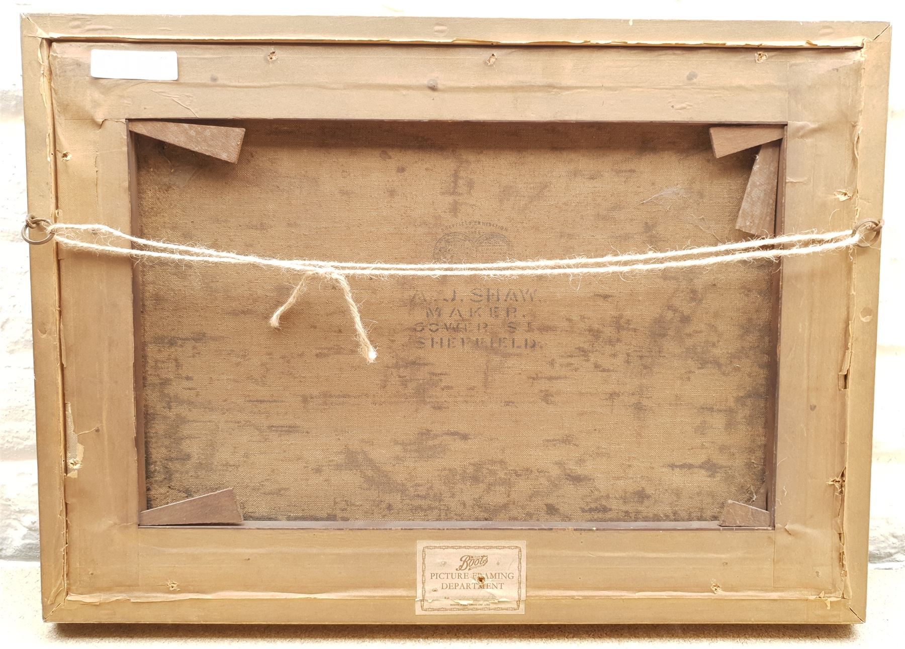 English School (Early 20th century): Yorkshire River Landscape, possibly Richmond, oil on canvas unsigned 34cm x 50cm