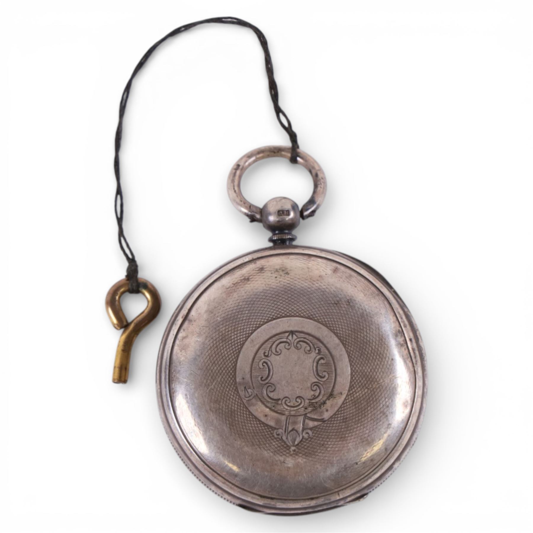Silver cased B. Leefe & Sons pocket watch, together with a nicket goliath pocket watch within silver mounted case