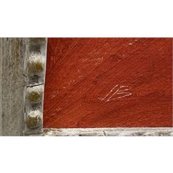 Attrib. John Banting (British 1902-1972): Vase and Plant, oil over pencil on canvas signed with initials 24cm x 34cm