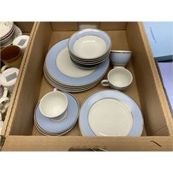 Doulton  part tea and dinner service, together with collectors plates and other ceramics and collectables, in seven boxes