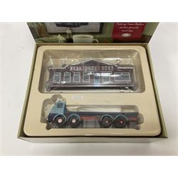 Corgi - six Cafe Connection boxed sets to include CC10501 ERF K. Platform Lorry - Richard Read (Transport) Ltd. Coronation Cafe; CC10801 Foden S21 Tipper with Gravel Load - Moreton C Cullimore & Son Ltd. The Towers; CC11603 Albion Reiver Sheeted Platform Lorry - W.H. Malcolm Ltd. Jungle Cafe; with three further examples, all boxed (6)