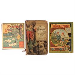 Collection of late 19th century/early 20th century picture books, titles including Mary and her Dog Tray, Struwelpeter Junior, The Home Alphabet, Noah's Ark, Squire Fox Went Out In a Hungry Plight, Old Mother Hubbard and Her Dog, Will You Walk in our Garden, The Alphabet of Old Friends etc